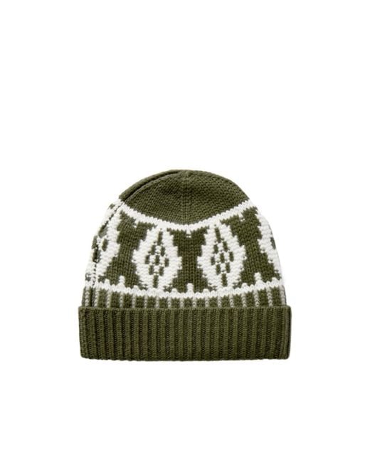 arch4 Green Lorenz Fair Isle Cashmere Beanie
