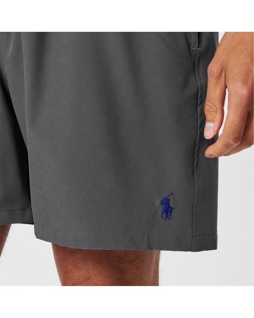 Polo Ralph Lauren Gray Traveller Swim Shorts for men