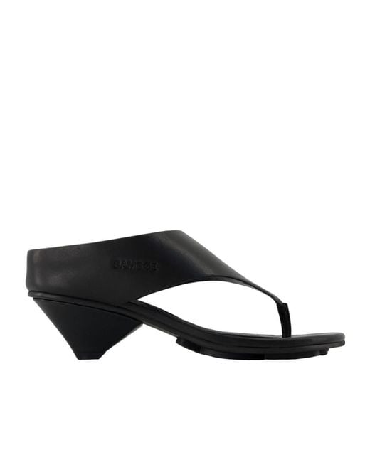 Samsøe & Samsøe Black Sadagmar High-Heeled Sandals