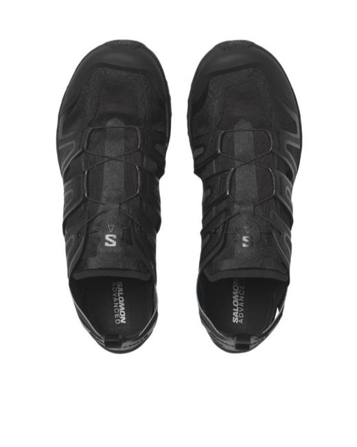 Salomon Lab Black Salomon Low Top Lace Up Sneakers for men