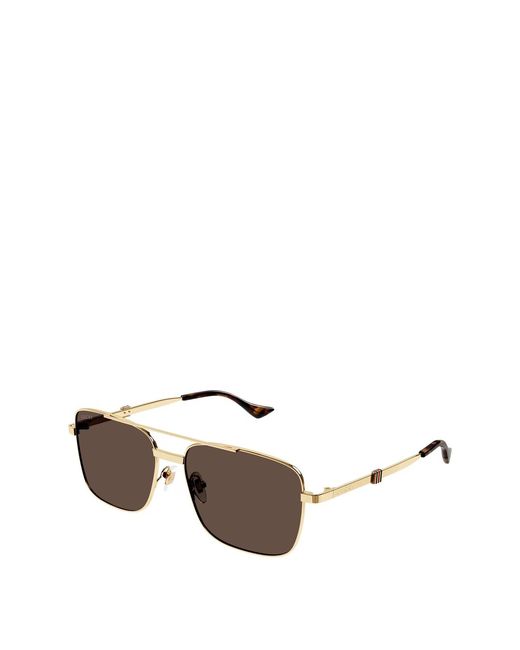 Gucci Multicolor Web Pattern Sunglasses for men