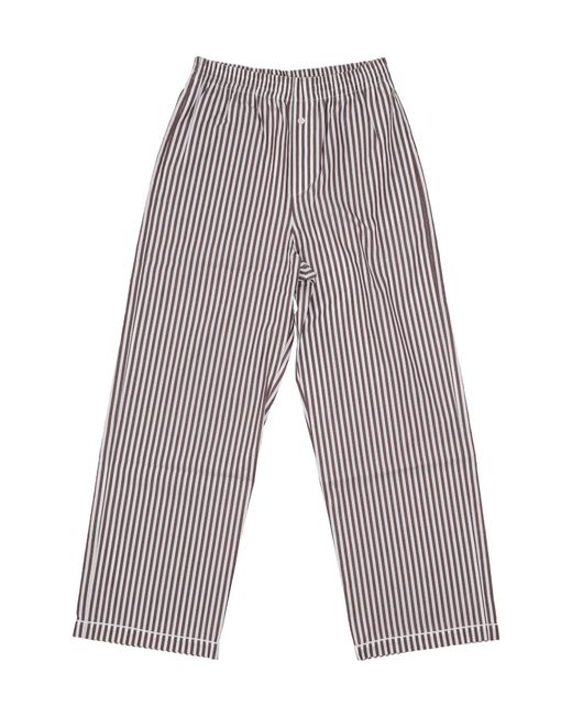Lela Rose Gray Striped Pijama Trousers