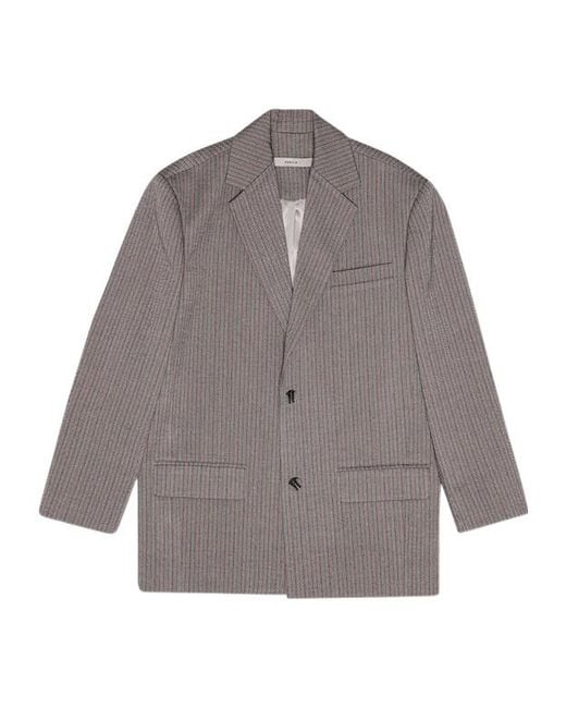 REMAIN Birger Gray Herringbone Blazer