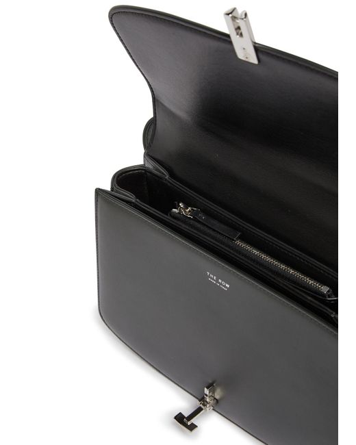 The Row Black Sofia 10 Clamshell Saddle Bag