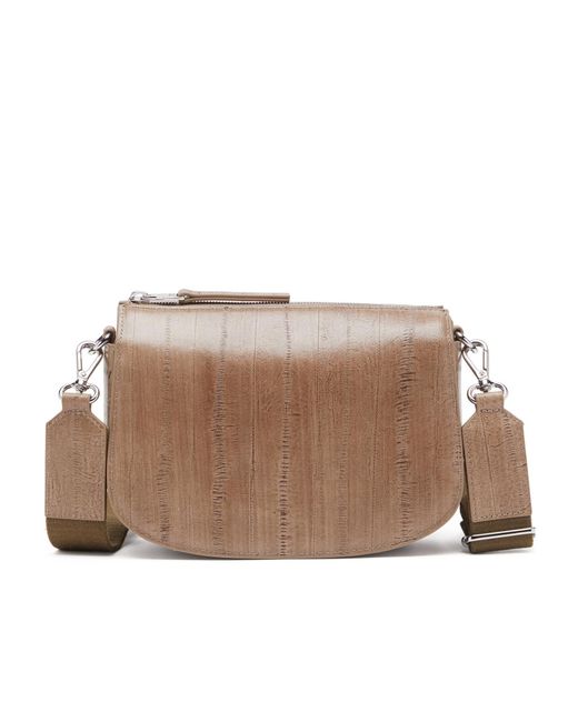 DIESEL Brown 1Dr Shoulder Bag for men