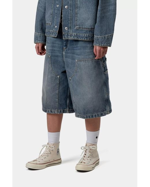 Carhartt Blue W' Nixon Double Knee Short