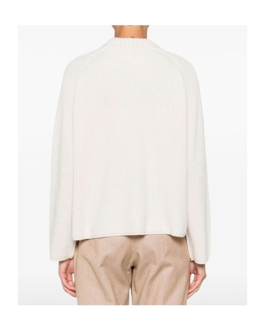 Forte_forte Natural Long-Sleeved Sweater