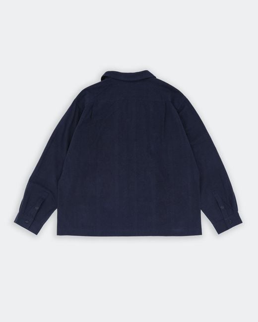 STORY mfg. Blue Greetings Shirt Ls