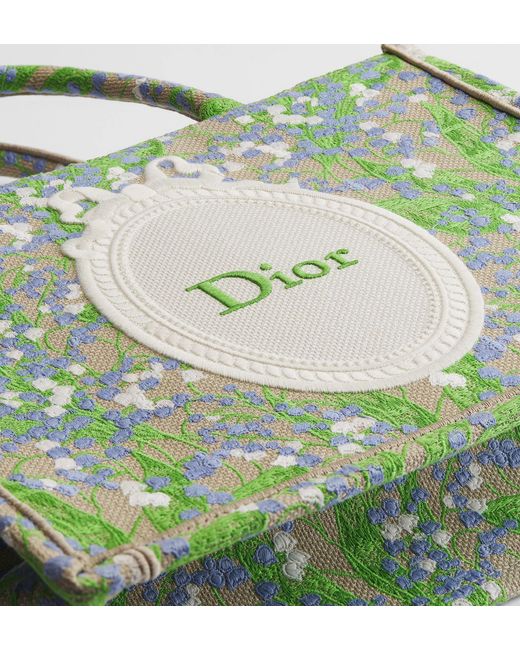 Dior Green Double-Handle Shoulder Bag