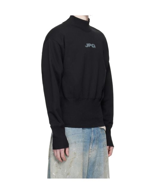 Jean Paul Gaultier Blue Cropped Crew Neck Jpg