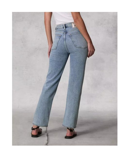 Rag & Bone Blue Belt-Loop Jeans