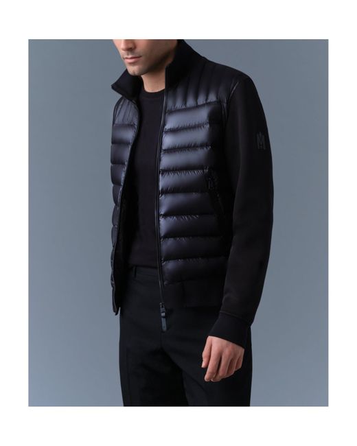 Mackage Black Apos;S Collin Mixed-Media Down Jacket for men