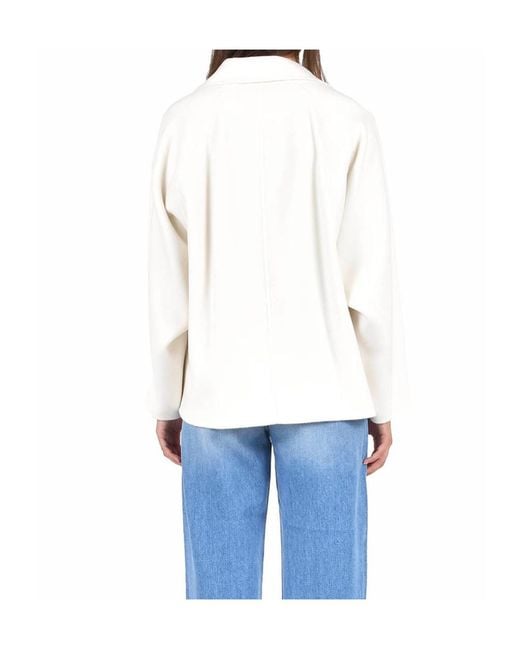 Max Mara White Studio Button-Up Jacket