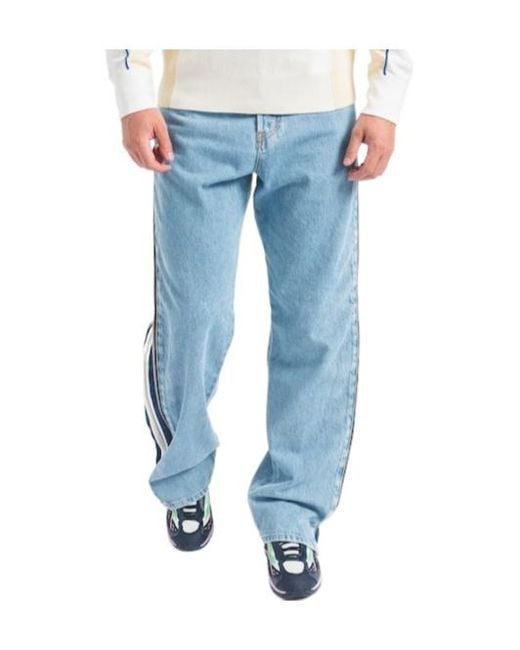 DIESEL Blue Relaxed Straight-Leg Jeans for men