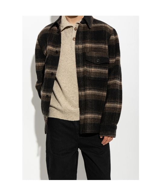 Isabel Marant Black Long-Sleeve Casual Jacket for men