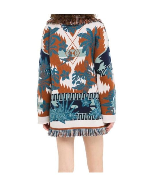 Alanui Blue Island Soul Cardigan