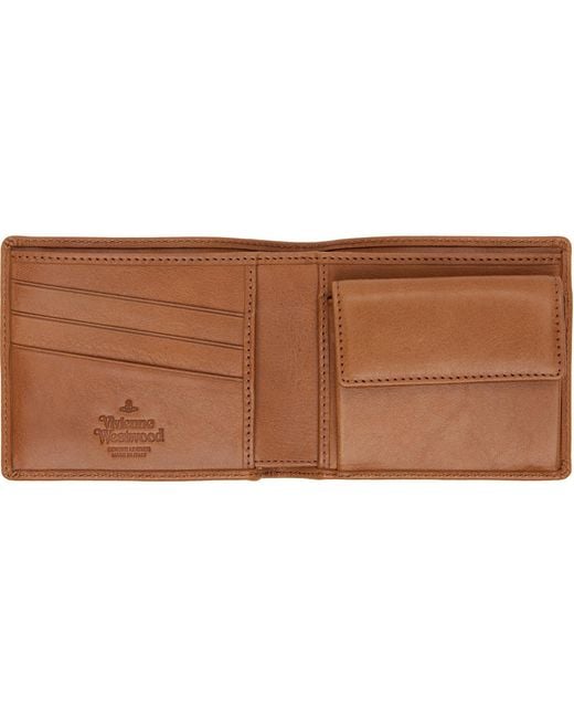Vivienne Westwood Brown Bi-Fold Wallet for men