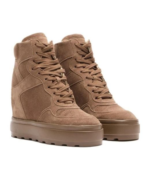 Casadei Brown High Top Sneakers