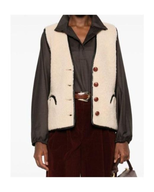 Blazé Milano Natural Blazé Milano Button-Up Vest