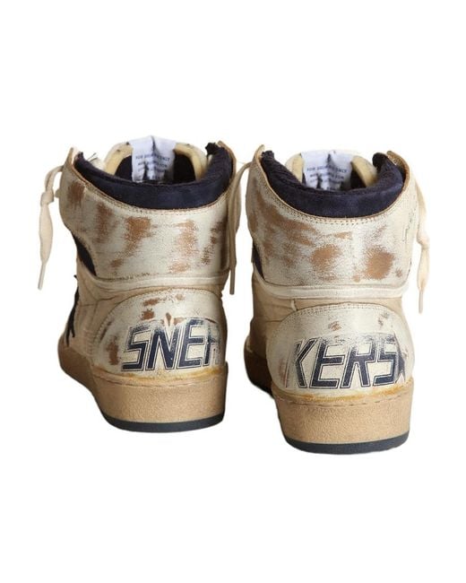 Golden Goose Deluxe Brand Natural Logo Lace Up Casual Sports Shoes for men