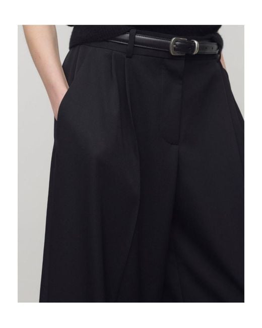 The Row Blue Lior Cuffed Trousers