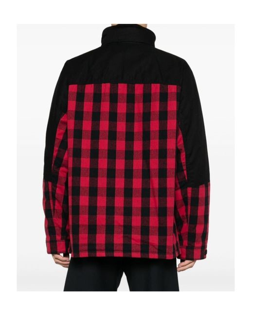 Junya Watanabe Red X Carhartt Checked Jacket for men