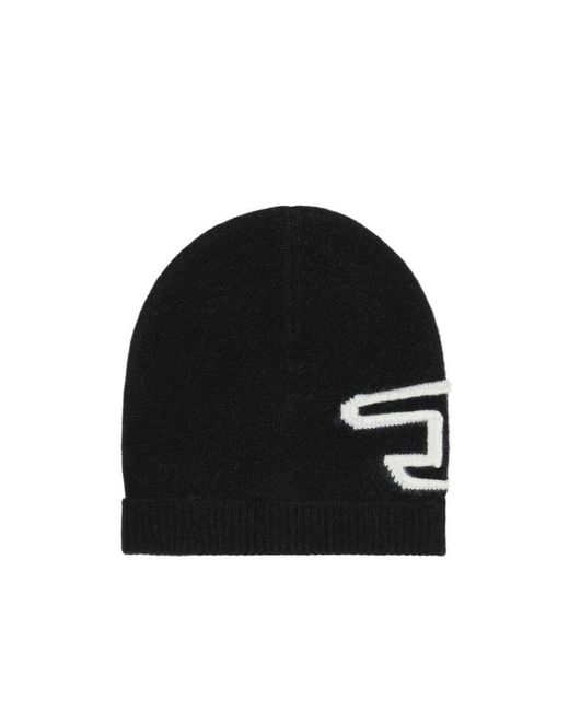 DIESEL Black K-Peel Beanie for men