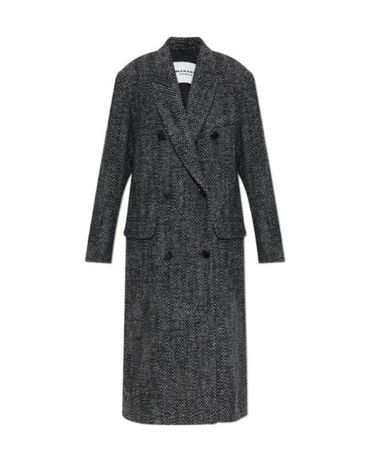 Isabel Marant Black Long-Sleeved Coat