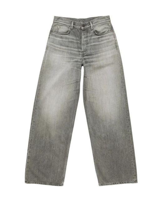 Acne Gray Loose Fit Jeans for men