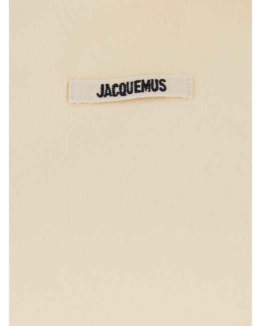 Jacquemus Natural The Gros Grain Drawstring Hoodie