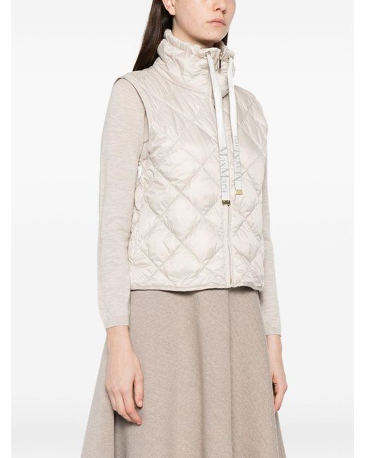 Max Mara Natural The Cube Tregic Zip-Up Drawstring Gilet