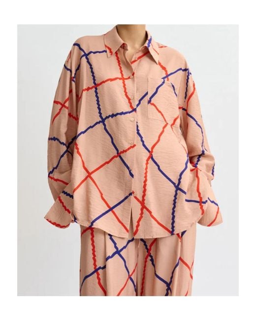 Essentiel Antwerp Pink Long-Sleeved Shirt