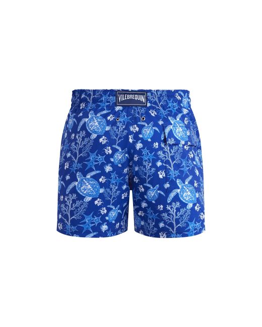 Vilebrequin Blue X-Ray Turtles Swim Shorts for men