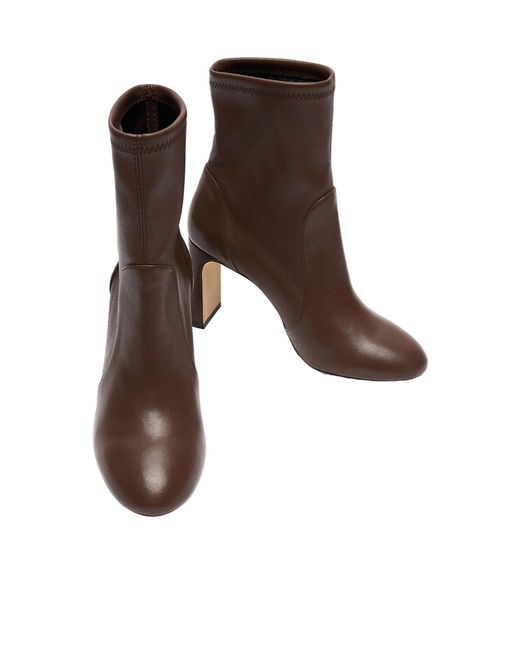 Stuart Weitzman Brown Babette Bootie 85