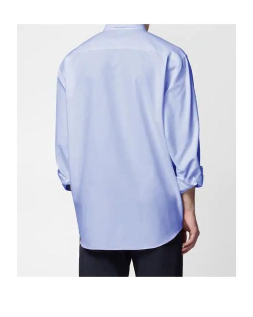 Tod's Blue Long-Sleeved Shirt for men