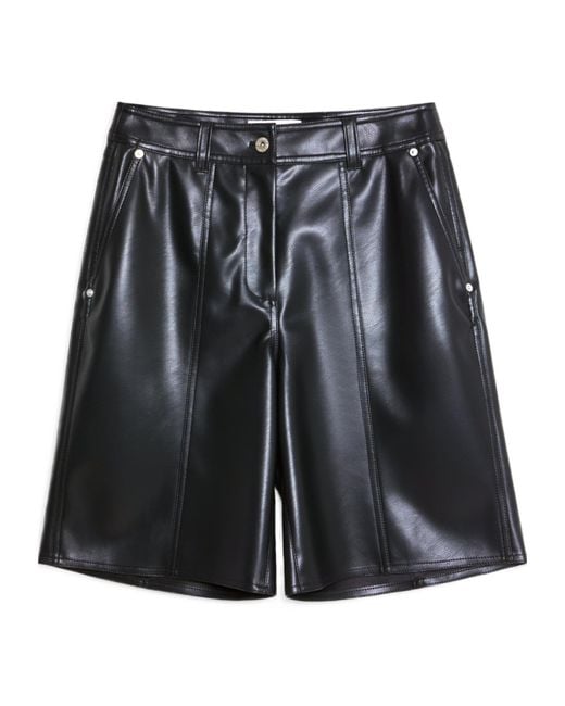 Stand Studio Black Belt Loop Shorts
