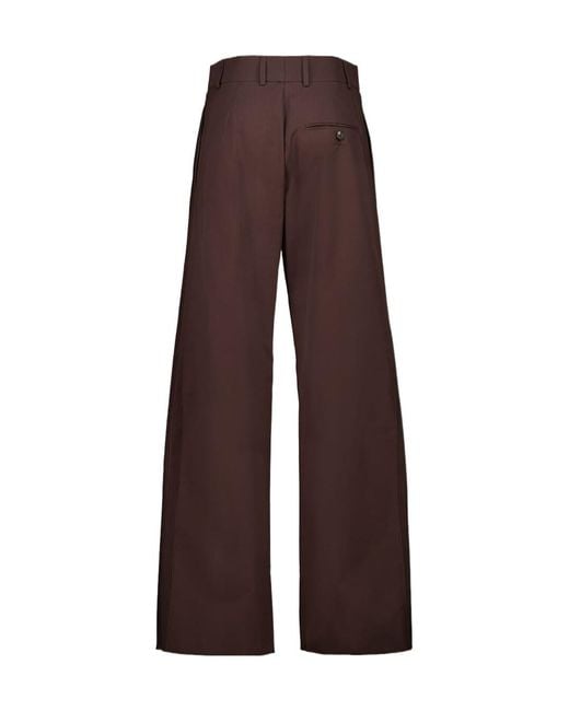 Ferragamo Brown Tailored Trouser