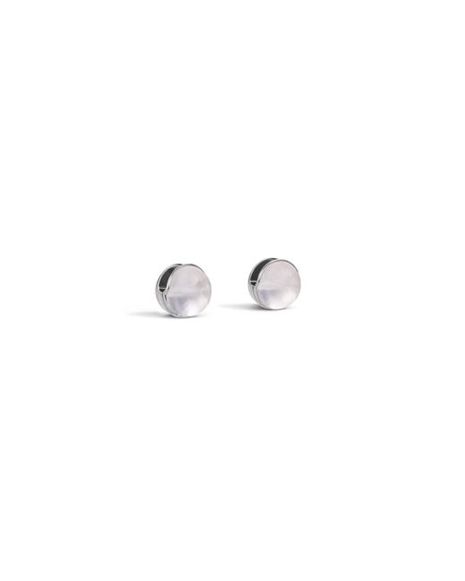 Alaïa White Sphere Earrings