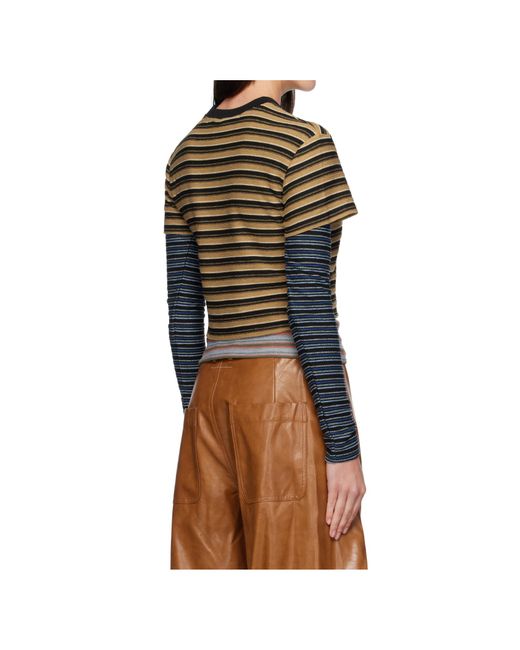 ANDERSSON BELL Multicolor Striped Long-Sleeved T-Shirt for men