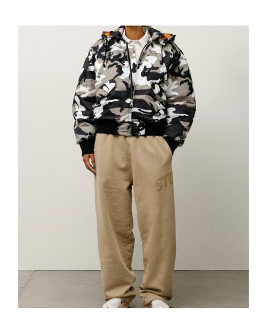 Stussy Black Flight Bomber for men