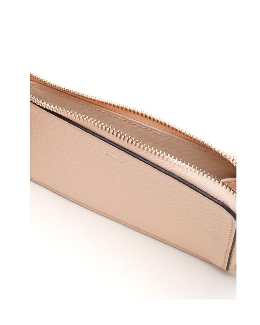 Chloé Pink Chloé Alphabet Zipped Cardholder