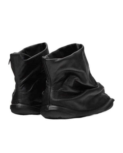 Camper Black X Issey Miyake Peu Form Ankle Boots