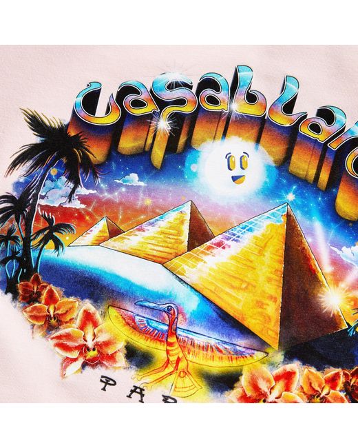 Casablanca Pink Printed T-Shirt