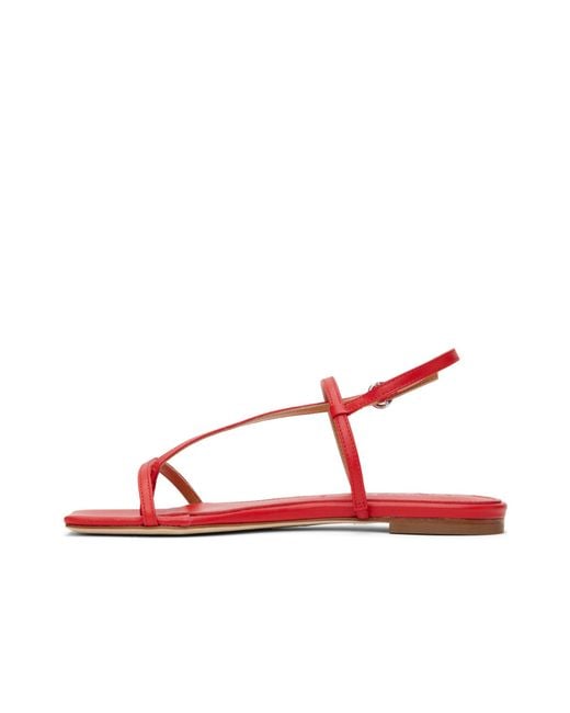Aeyde Red Ella Flats