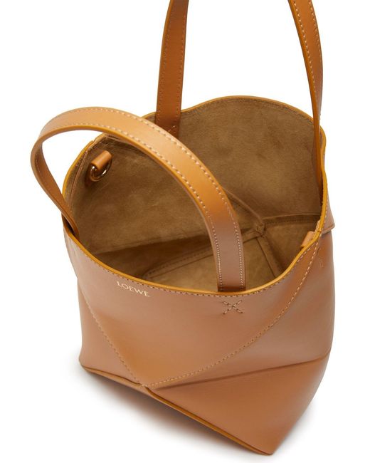 Loewe Brown Puzzle Mini Shoulder Bag