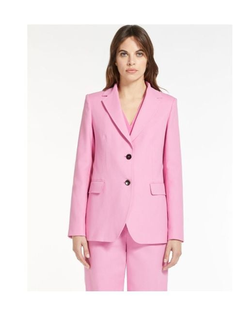 Max Mara Pink Luchino Suit Jacket