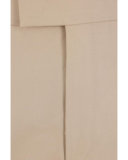 Ferragamo Natural Belt Loop Shorts for men