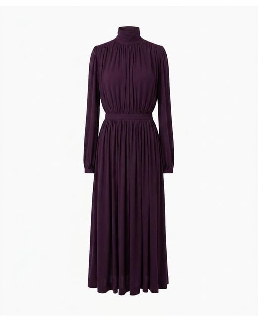Gucci Purple Crêpe Jersey Dress