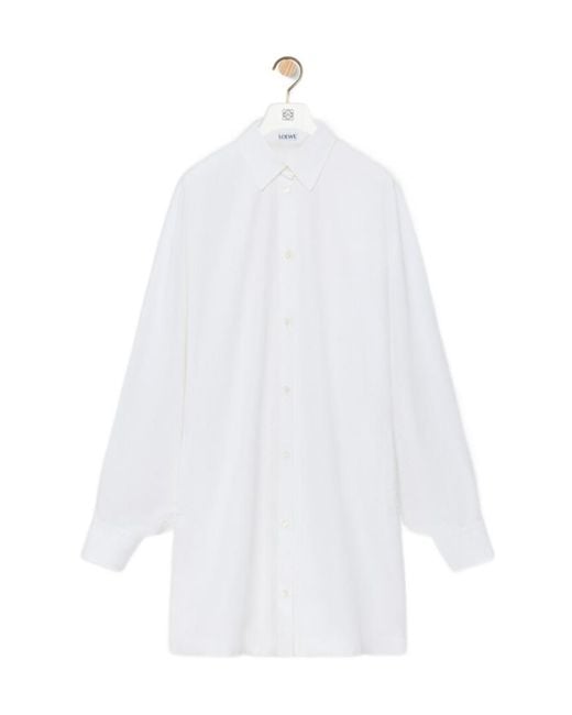 Loewe White Shirt Dress