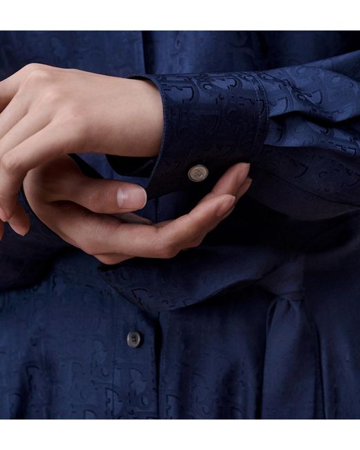 Dior Blue Blouse